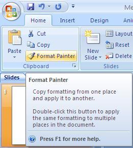 Formatting Presentation Text You can always make the mini toolbar reappear by right-clicking over selected text. 1. Select the text that you want to format. 2.