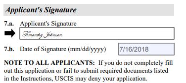 Keep in mind that USCIS may use this information to contact you if they require additional information or have