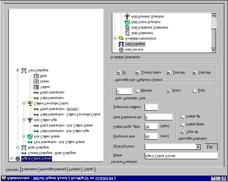 Starting and Using the Administrator The Agent Assist Screen The Agent Assist Administrator screen is shown below. The Agent Assist Screen Across the top of the screen is a series of tabs.