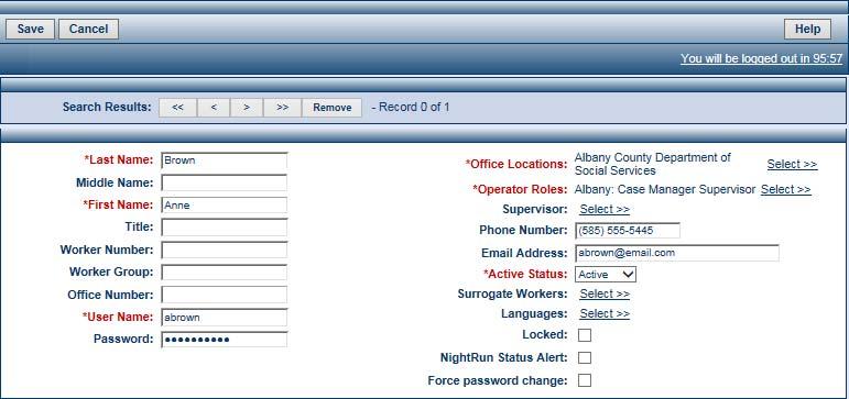 CCTA: Administrator How to Add a CCTA Operator 4. Click the Albany: Case Manager Supervisor checkbox, and then click the OK button to assign this role to the new operator.