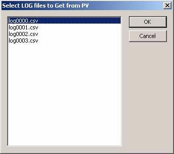 PowerVision Menu To Get a Log from the Power Vision 1 Select PowerVision >Get Log from PV or