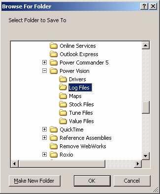 PowerVision Menu 4 Browse to the