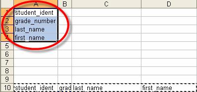 ) Highlight Data to be Transposed and either Copy or Cut 2.