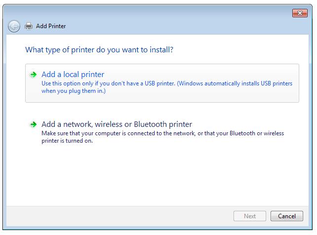 Sharing your LPR printer To share your LPR printer: 1.