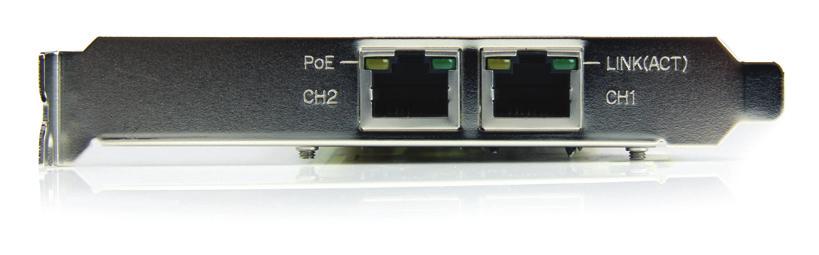 LP4 Molex Power SATA Power Connector RJ45 Ethernet Ports PoE Enabled
