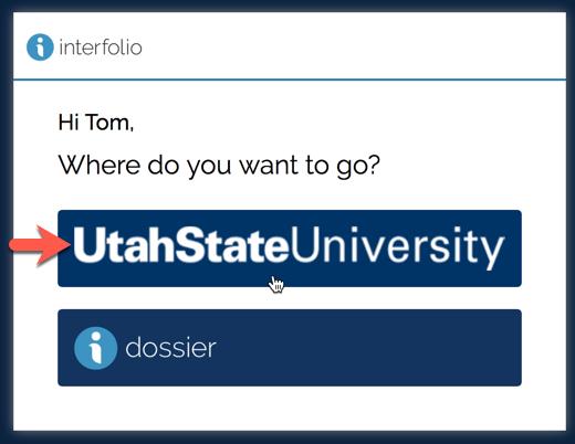 3. Doing so will direct you to the USU login page, where you can login with your A number and password.