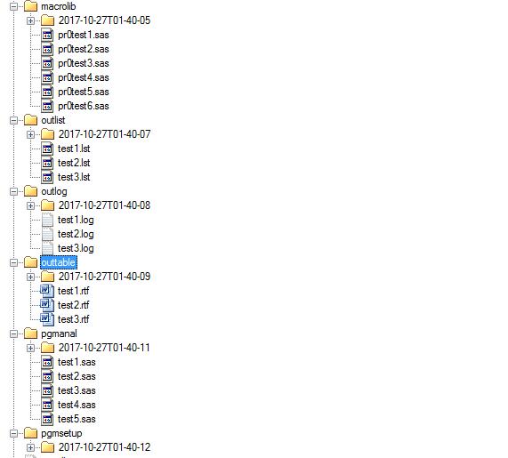 %ps0backup( root_path=c:\pstest,sub_lst= ); Figure 3. Screenshot of an application to systematically back up all existing files in subfolders with names in the date format.