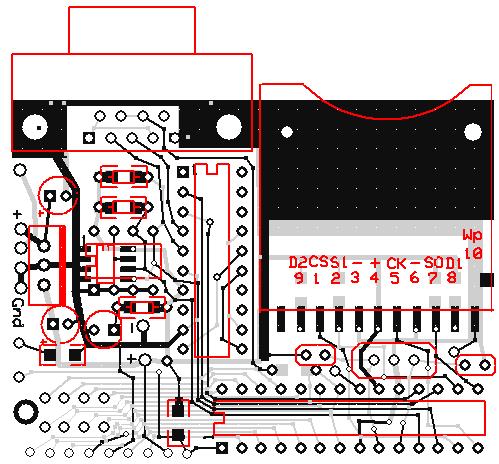 MMC3PA Component Layout Pins 7 and 8 NOTE: The RS232 does not provide hardware handshaking.