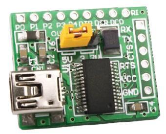 When using the adapter, remove the MAX232 lever converter chip on the CPU board.