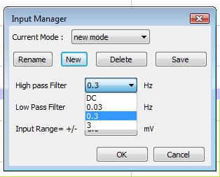 Naming the new mode. 8) Return to the Input Manager dialog and choose your mode from the Current Mode list.