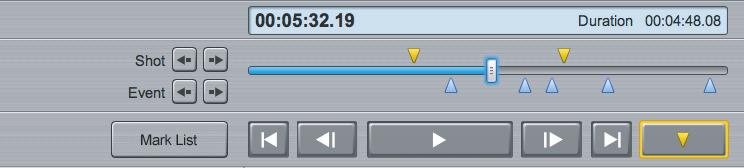 Playing Back, Searching and Managing Clips Adjusting the volume and selecting output channels Drag the volume slider to adjust the playback volume. You can click to temporarily mute the sound ( ).