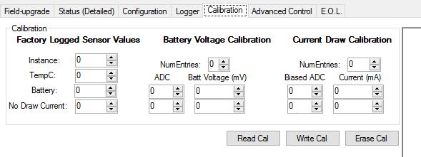 8. Custom Calibration The decoded battery voltage and current-draw values are based on an equation written in firmware.