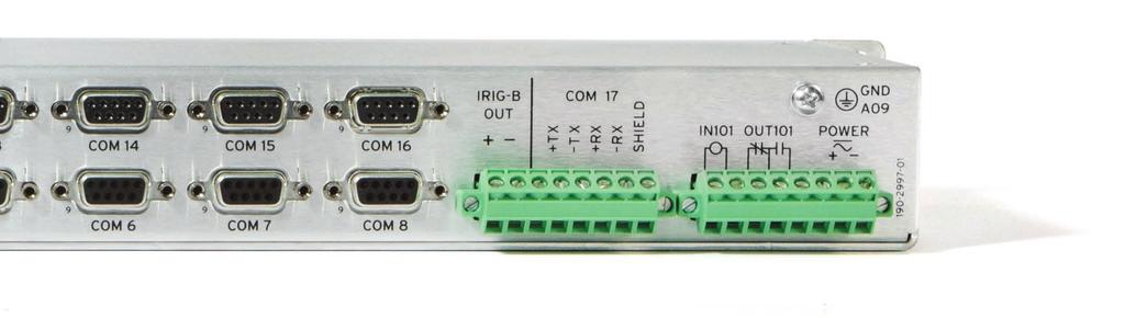 System Status Indication LEDs Front Ethernet