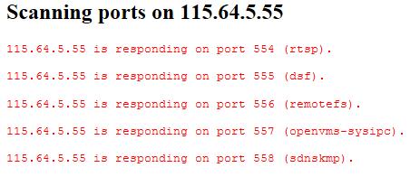 You have the option to scan a single port or multiple ports at once. Then press Scan a. If your port forwarding is successful, you will see a result like this.