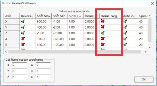 soft,select"config">>"homing and Limits" option,when you click Ref