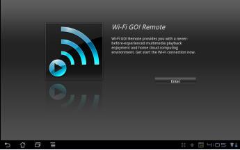 Turn on your mobile device s Wi-Fi connection. Ensure that your mobile device is within the same network as your computer. 2. On your mobile device, tap and tap Enter on the Wi-Fi GO! Remote page. 3.