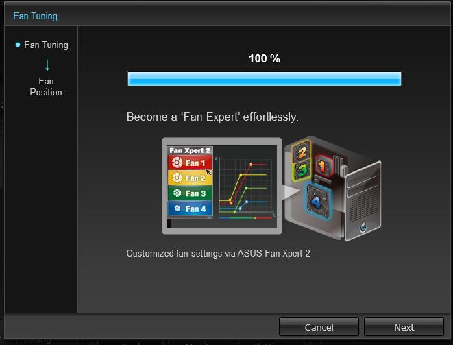 FAN Xpert 2 FAN Xpert 2 automatically detects and tweaks all fan speeds, and provides you with optimized fan settings based on the fans specifications and positions.