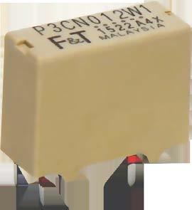 COMPACT POWER RELAY For automotive applications 1 POLE-25A (for 12V car battery) FTR-P3 Series (Reflowable) FEATURES Compact for high density packaging 1 pole 25A, 1 form A / 1 form C Coil power