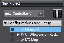 Multiview Explorer Edit Pane Toolbox 6 Double-click EtherCAT under