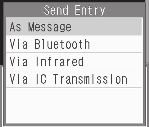 Bluetooth Transferring Files Follow the steps below to exchange files with paired devices.. For transferable files, see P.-2.. When requested, enter Authorization Code.