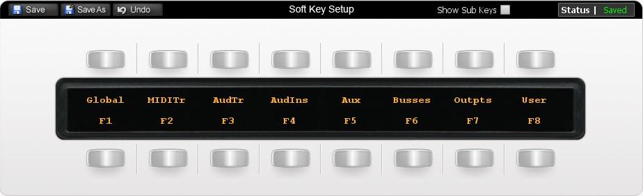 User 2 Above you can see the assignments for User 2. (The assignments on User 2 control display options for the Matrix faders.