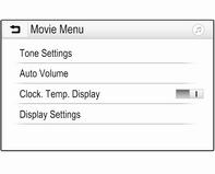 Function buttons Full screen Select x to display the movie in full screen mode. Touch the screen to exit full screen mode. Interrupting and resuming playback Touch = to interrupt playback.