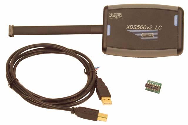 1.2 Key Items on the XDS560v2 LC Traveler JTAG Emulator Figure 1-1 shows the XDS560v2 LC Traveler.