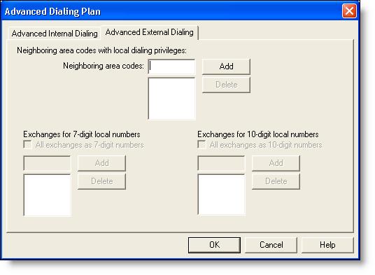 Cisco Desktop Administrator User Guide Advanced External Dialing Tab The Advanced External Dialing tab (Figure 9) enables you to configure more external dialing options.