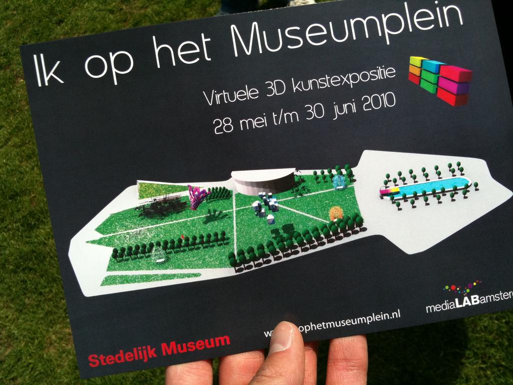 On Friday May 28th at 6PM, the Stedelijk Museum and dialab Amsterdam will present a virtual 3D exposition: Ik op het ( ).