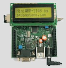 RTOS based example included ARM PROJECT BOARDS MINIARM - 2148 Evaluation board for ARM Family of micro-controller Based on LPC 2148, USB device support, 2 serial port 12MHz default, upto 60MHZz with