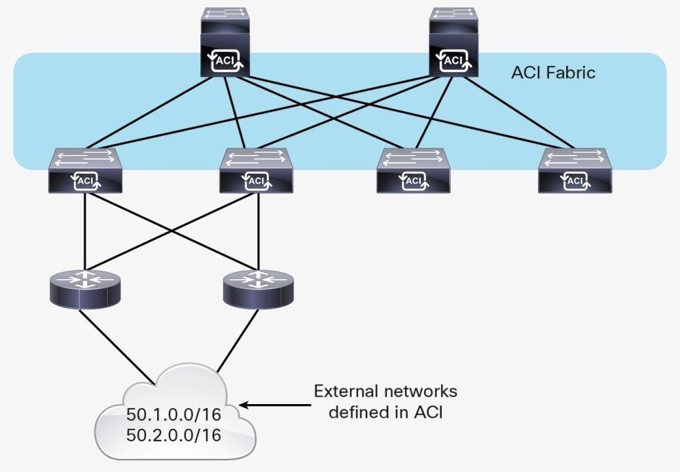 Layer 3 Outside and External Routed Networks In a Cisco ACI fabric the bridge domain is not meant for the connectivity of routing devices, and this is why you cannot configure static or dynamic