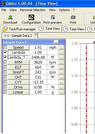 6Chapter 7 Data Analysis with QMAn During data analysis, the presence of Lambda controller adds two channels to measures and laps