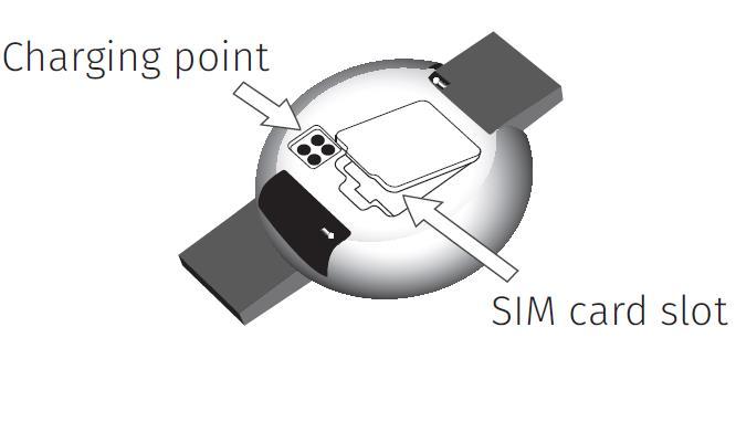 HOW TO INSERT A SIM IN MYBUDDY? You will find a SIM slot at the back of the MYBUDDY device.