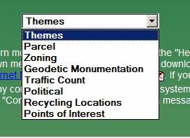 default. To change to a different data theme, select one from the Themes dropdown list.
