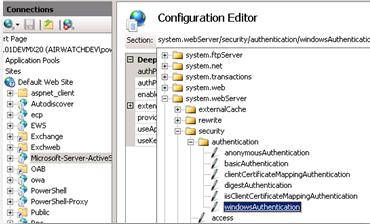Chapter 2: Cross Domain Configuration Enable Windows Authentication on the CAS/EAS 1.
