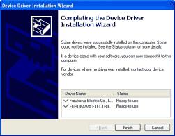 Execute downloaded file, the driver files are extracted. 3. Execute "dpinst.