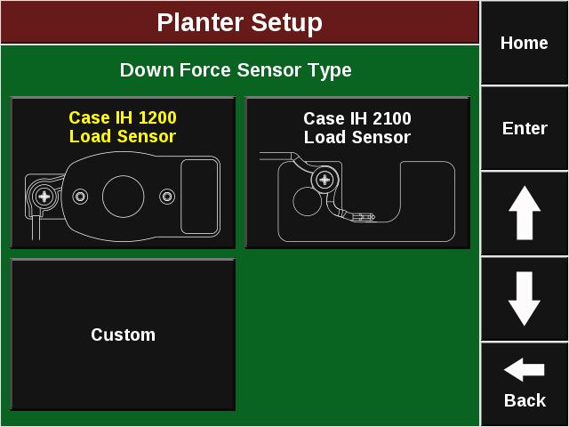 2. DeltaForce 2.1 Added support for Case IH 2100 series Load Sensor When selec ng the load sensor for a Case IH planter there is now an addi onal op on for the Case IH 2000 series planter.