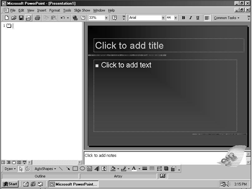 Toolbars can be moved and placed on other sides of the screen or as floating windows. Occasionally toolbars will change depending on the context in which you are working.