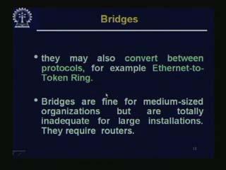 At the physical level, the bridge boosts the signal strength like a repeater or completely regenerates the signal.