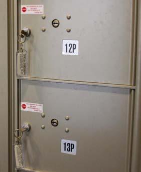 of these parcel lockers is the special key trapping lock which ensures the package is only retrieved by the