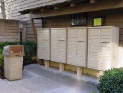 9 Centralized Mail Delivery Centralized mail delivery provides delivery and collection