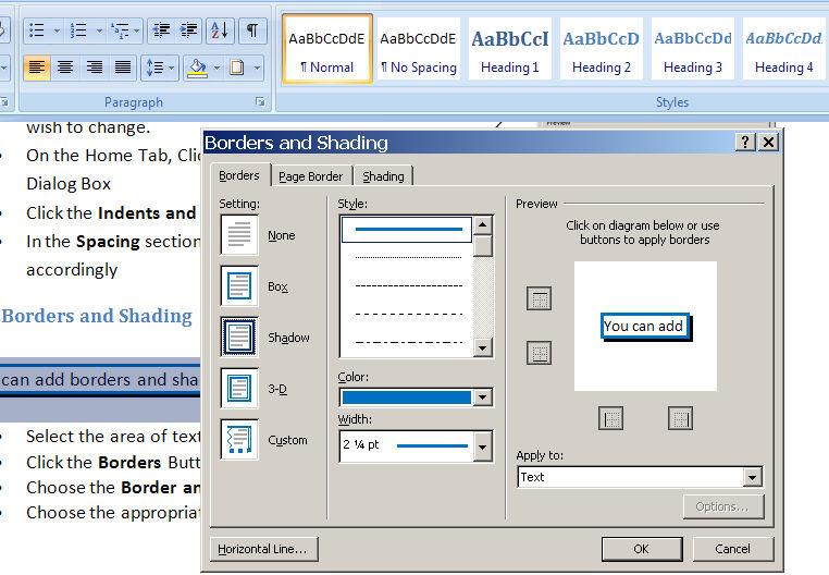 Click the dialog box of the Paragraph Group Click the Indents and Spacing Tab Select your indents Alignment also can be changed within this Tab.