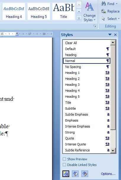 Styles UNIT-IIIThe use of Styles in Word will allow you to quickly 11 format a KNREDDY document with a consistent and professional look. Styles can be saved for use in many documents.