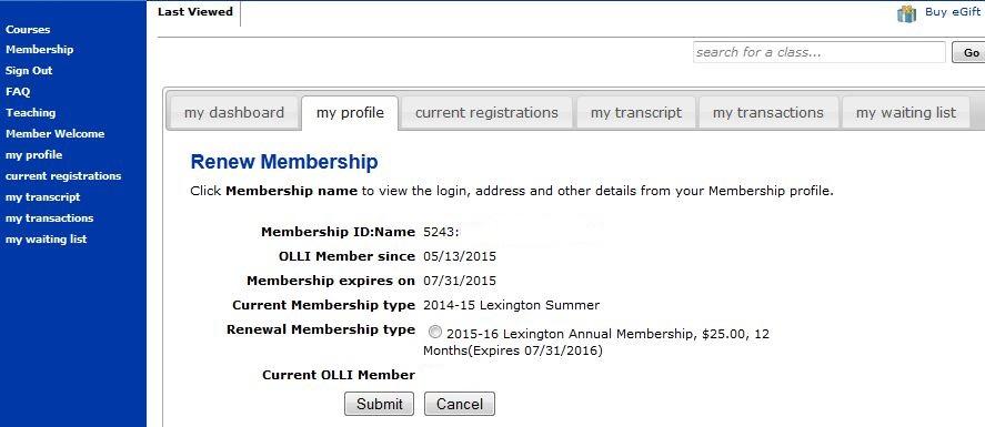 Membership.