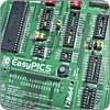EasyPIC5 includes an on-board Touch Screen Controller with a Touch Panel Connector.