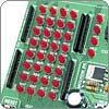 36 LEDs (Light Emitting Diodes) are used to