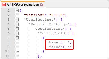The basic structure for the configuration will already be there, i.e. Name & Value. 5. Configure the pre-filled field using the following format: a.