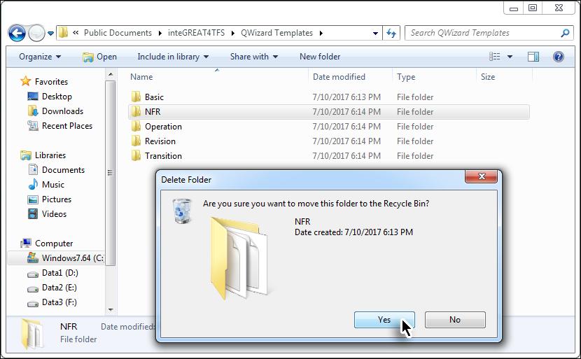 These templates appear due to a folder created during the installation of older versions of Modern Requirements4TFS (at that time