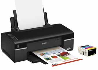 touch-panel Media Flexibility Auto-selecting A4 and photo paper trays neatly store your paper out of sight EPSON Office T40W Printer Fast printing Impressive print speed output Versatile paper
