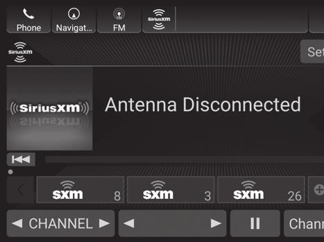 SiriusXM Radio* Available on a subscription basis only.